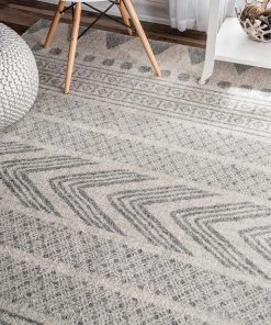 Modern Rugs And Decor All Area Rugs And Runners Shaina Tribal Area Rug,Grey