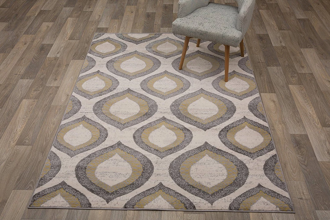 WRG All Area Rugs And Runners Trellis Cream Yellow Gray/Grey Area Rug 2 WRG All Area Rugs And Runners Trellis Cream Yellow Gray/Grey Area Rug