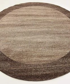 FAS Contemporary Bordered Soft Light Brown Area Rug All Area Rugs And Runners
