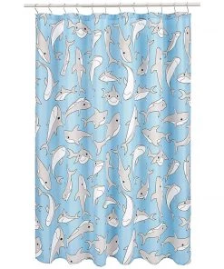 Modern Rugs And Decor Kids Bathroom Shower Curtain - 72 Inch