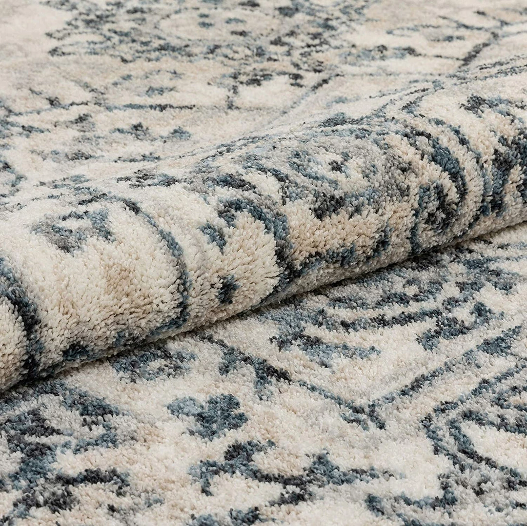 Well Woven Carpi Blue & Grey Oriental Medallion Area Rug All Area Rugs And Runners 8 Well Woven Carpi Blue & Grey Oriental Medallion Area Rug All Area Rugs And Runners