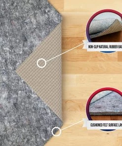 AEO Dual Surface Felt And Latex Non Slip (non Skid) Rug Pad 1/8 Inch Thick All Area Rugs And Runners