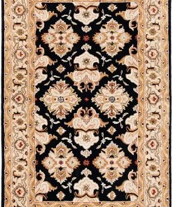 Modern Rugs And Decor Safavieh Collection Handmade Traditional Oriental Premium Wool Accent Rug,Black / Ivory All Area Rugs And Runners