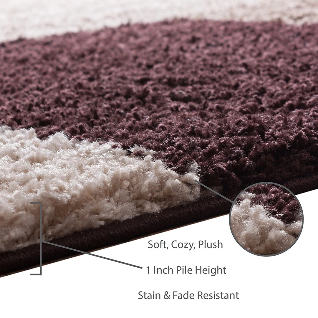 Cubes Black Contemporary Rug Modern Geometric Pattern Shag Area Rug 6 Cubes Black Contemporary Rug Modern Geometric Pattern Shag Area Rug