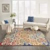 Modern Rugs And Decor All Area Rugs And Runners Multicolor Easy-Care Indoor-Outdoor Rug