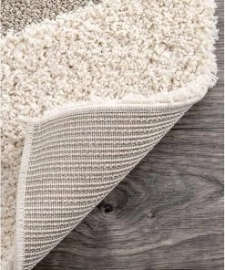 FAS All Area Rugs And Runners Cream Beige Soft Plush Shag Area Rug