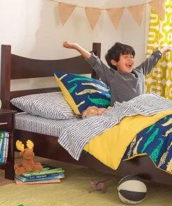 KidKraft Bedding Addison Twin Bed, Espresso