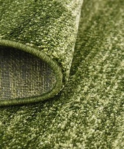 FAS Contemporary Bordered Soft Light Green Area Rug