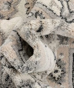 Well Woven Scafa Beige & Grey Tribal Medallion Area Rug