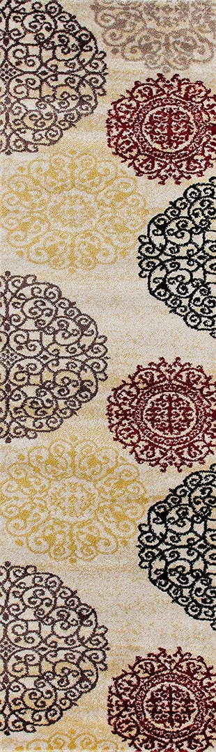 WRG All Area Rugs And Runners Floral Cream Brown Red Area Rugs 9 WRG All Area Rugs And Runners Floral Cream Brown Red Area Rugs