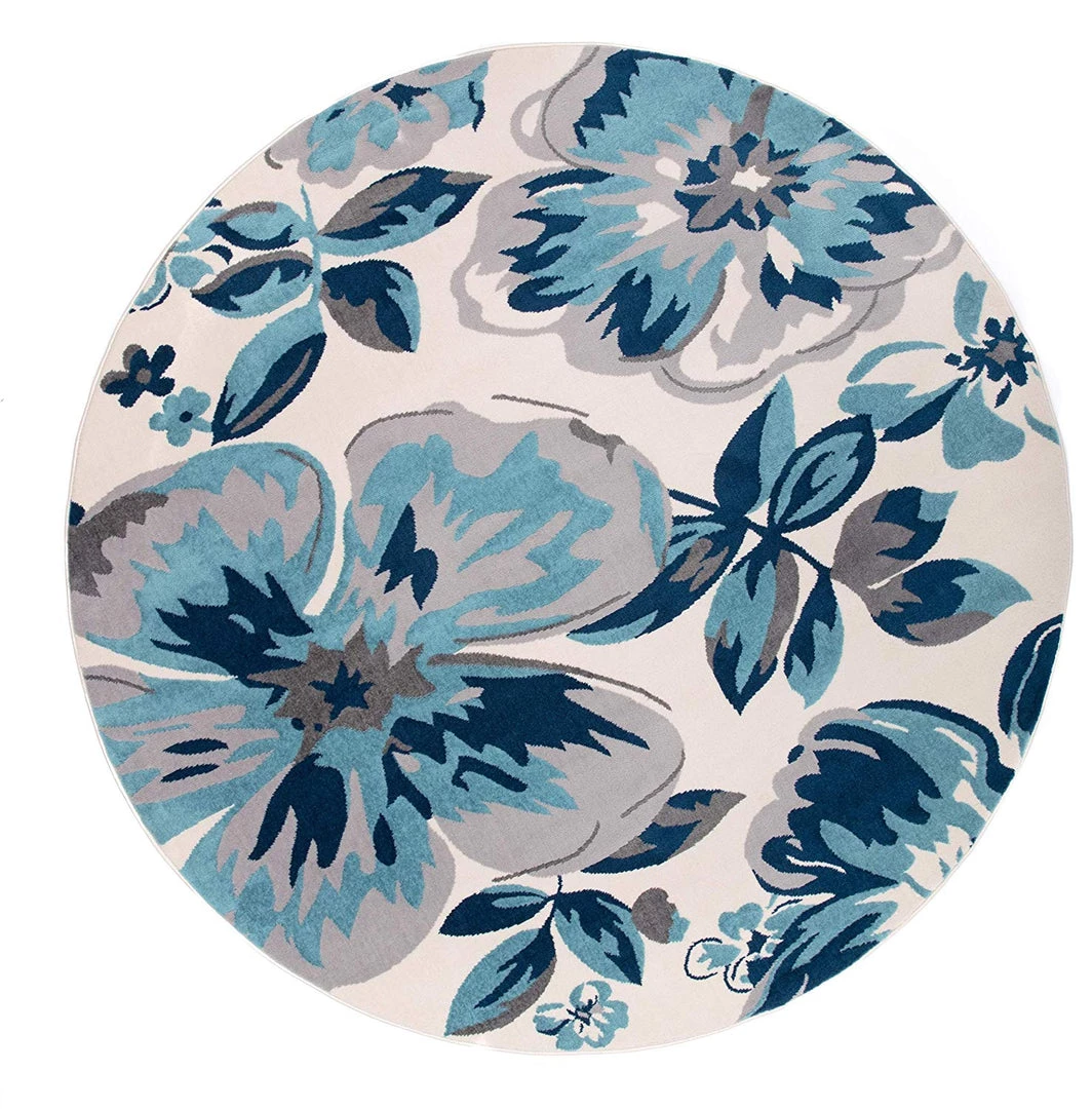 WRG Floral Turquoise Gray Area Rugs All Area Rugs And Runners 8 WRG Floral Turquoise Gray Area Rugs All Area Rugs And Runners