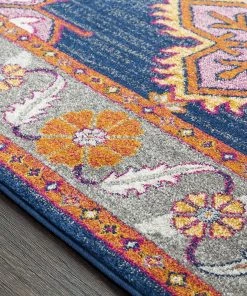 Artistic Elodia Soft Area Rug Dark Blue All Area Rugs And Runners