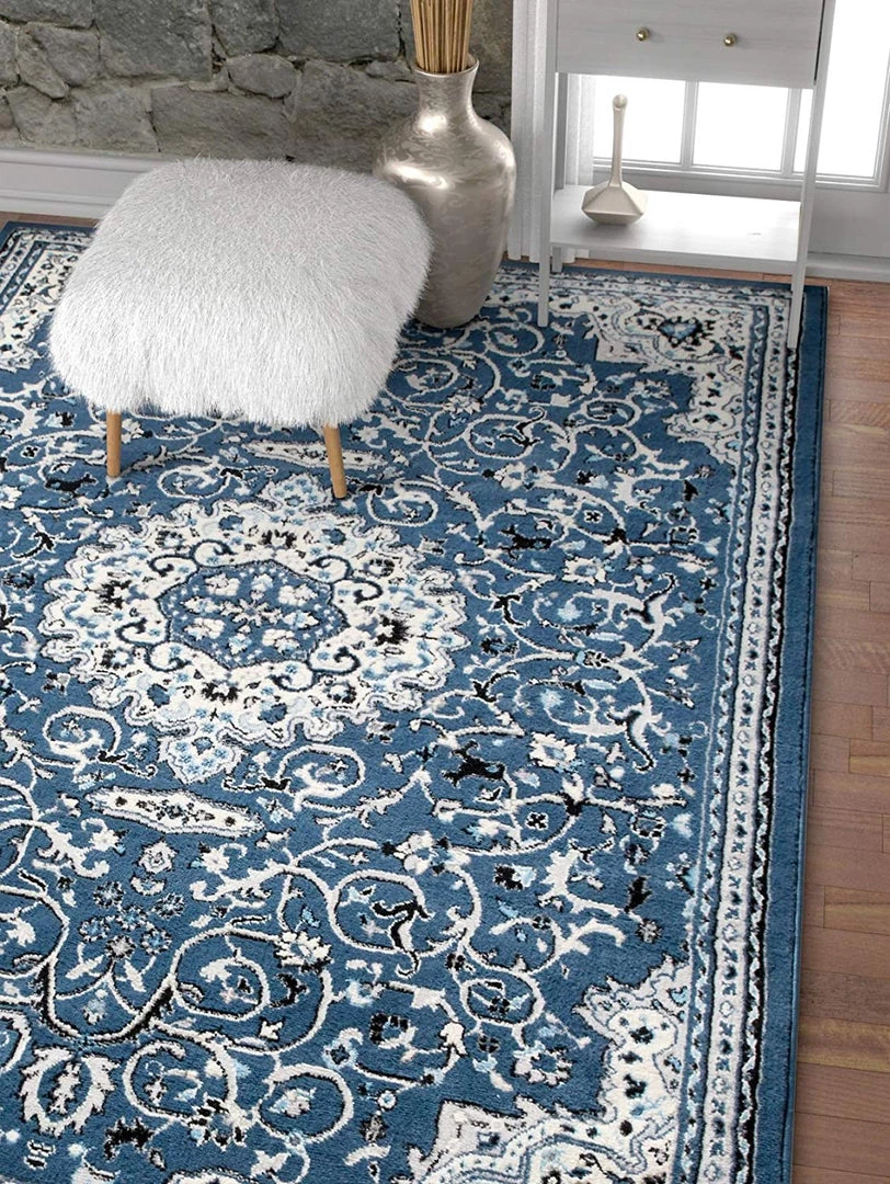 Well Woven Alexa Blue Modern Medallion Deep Blue Ivory Traditional Persian Area Rugs All Area Rugs And Runners 1 Well Woven Alexa Blue Modern Medallion Deep Blue Ivory Traditional Persian Area Rugs All Area Rugs And Runners