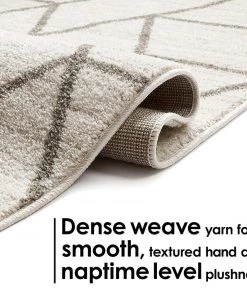 WW All Area Rugs And Runners Modern Geometric Angles Tiles Ivory Area Rugs