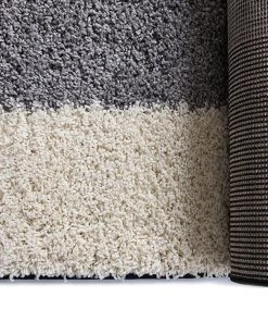 Cubes Black Contemporary Rug Modern Geometric Pattern Shag Area Rug 48 Cubes Black Contemporary Rug Modern Geometric Pattern Shag Area Rug