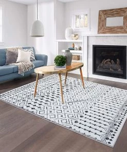 Luxe Moroccan Tribal Soft Area Rug