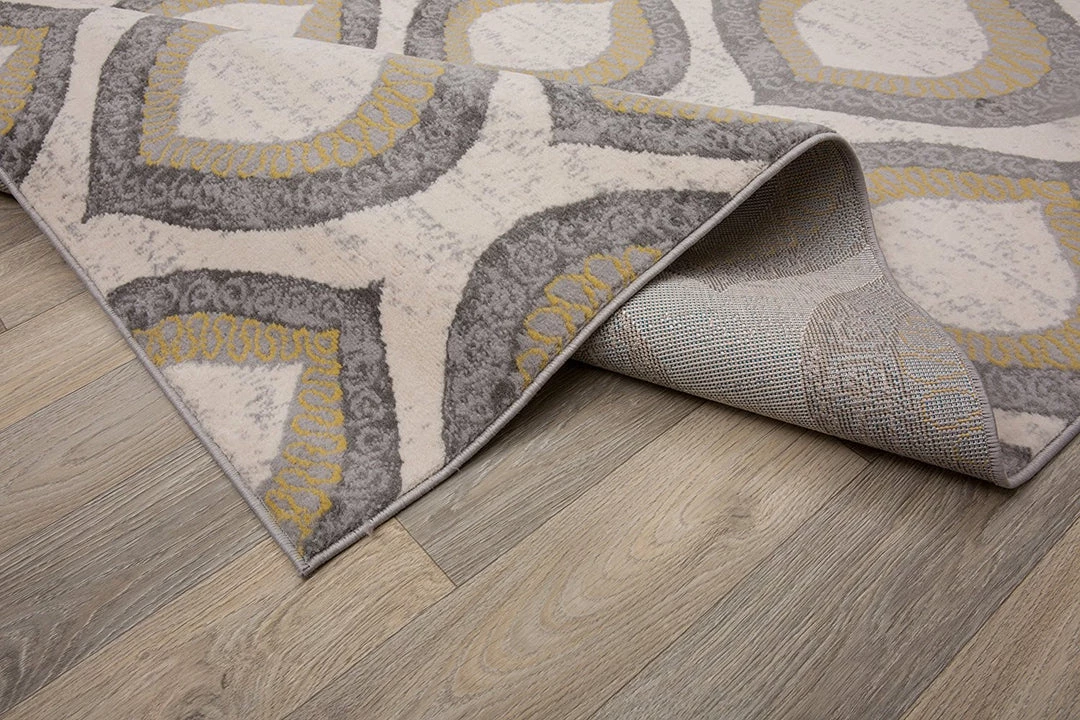 WRG All Area Rugs And Runners Trellis Cream Yellow Gray/Grey Area Rug 7 WRG All Area Rugs And Runners Trellis Cream Yellow Gray/Grey Area Rug