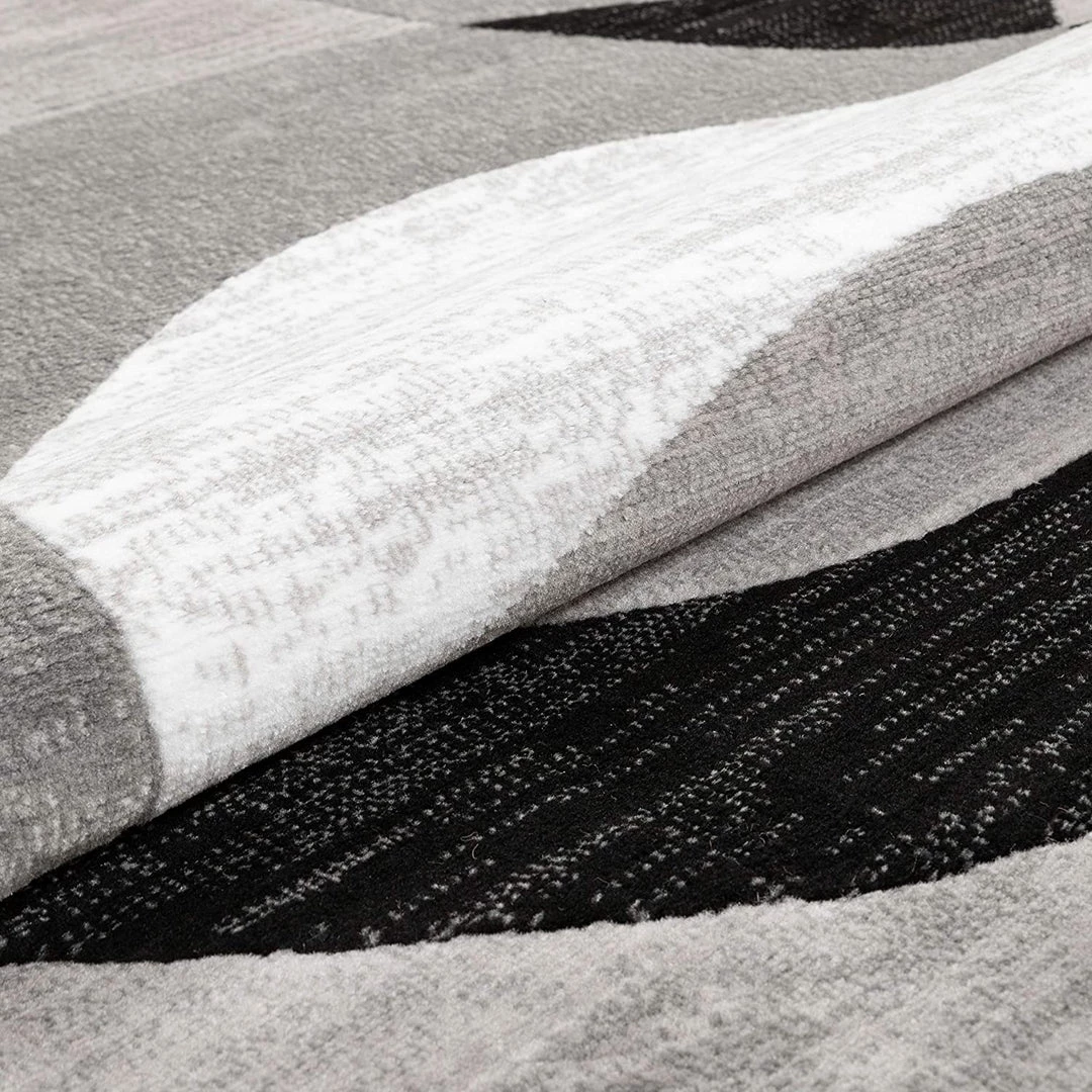 Well Woven Jackpot Grey Geometric Modern Casual Abstract Boxes Lines Circles Area Rug Plush Shed 6 Well Woven Jackpot Grey Geometric Modern Casual Abstract Boxes Lines Circles Area Rug Plush Shed