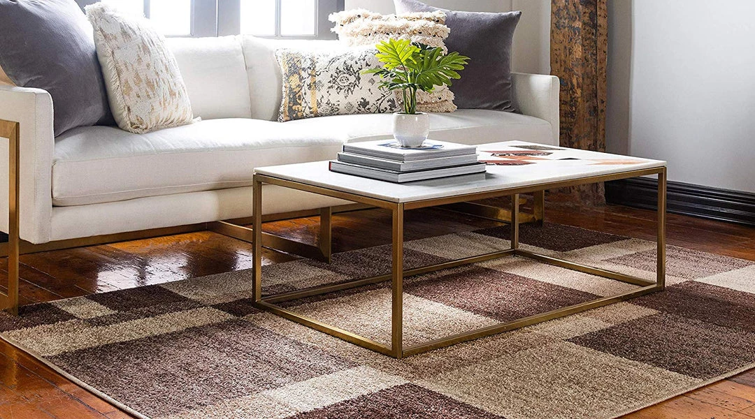 UL Warm Toned Checkered Beige Light Brown Area Rugs All Area Rugs And Runners 3 UL Warm Toned Checkered Beige Light Brown Area Rugs All Area Rugs And Runners