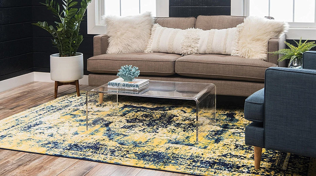 UL All Area Rugs And Runners Vintage Distressed Navy Blue Yellow Area Rugs 3 UL All Area Rugs And Runners Vintage Distressed Navy Blue Yellow Area Rugs