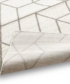 WW All Area Rugs And Runners Modern Geometric Angles Tiles Ivory Area Rugs