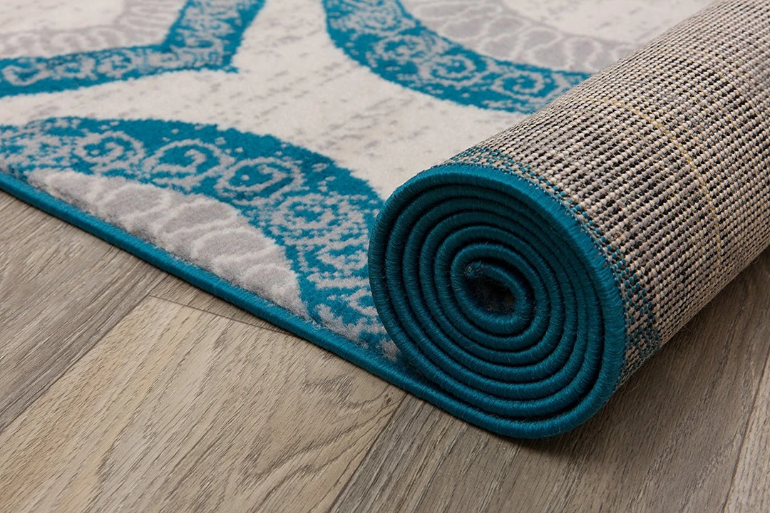 WRG All Area Rugs And Runners Trellis Cream Teal Blue Area Rug 6 WRG All Area Rugs And Runners Trellis Cream Teal Blue Area Rug