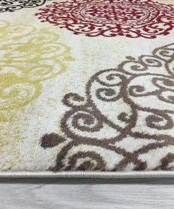 WRG All Area Rugs And Runners Floral Cream Brown Red Area Rugs 14 WRG All Area Rugs And Runners Floral Cream Brown Red Area Rugs