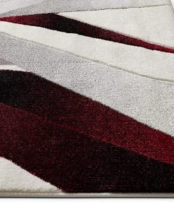 WW Modern Geometric Red White Comfy Hand Carved Area Rugs All Area Rugs And Runners 13 WW Modern Geometric Red White Comfy Hand Carved Area Rugs All Area Rugs And Runners