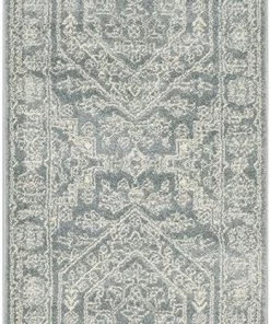 FAS Oriental Vintage Distressed Medallion Slate/Ivory Soft Area Rug All Area Rugs And Runners 12 FAS Oriental Vintage Distressed Medallion Slate/Ivory Soft Area Rug All Area Rugs And Runners