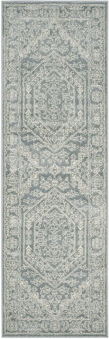 FAS Oriental Vintage Distressed Medallion Slate/Ivory Soft Area Rug All Area Rugs And Runners 3 FAS Oriental Vintage Distressed Medallion Slate/Ivory Soft Area Rug All Area Rugs And Runners