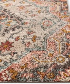 Unique Loom Adeline Bohemian Vintage Medallion Soft Blush Multicolor Area Rug All Area Rugs And Runners 9 Unique Loom Adeline Bohemian Vintage Medallion Soft Blush Multicolor Area Rug All Area Rugs And Runners