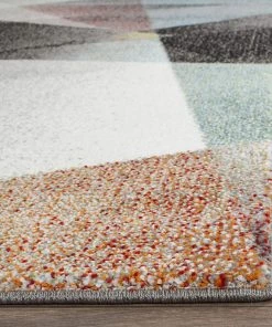 SAFAVIEH Porcello Collection Modern Abstract Grey / Multi