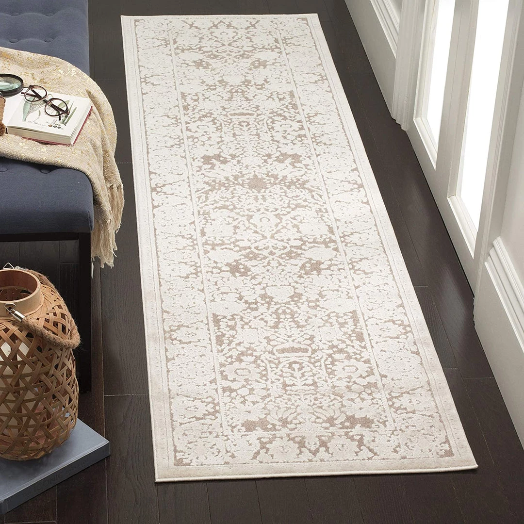 Safavieh All Area Rugs And Runners Reflection Collection Vintage Distressed Soft Area Rug Beige / Cream 5 Safavieh All Area Rugs And Runners Reflection Collection Vintage Distressed Soft Area Rug Beige / Cream