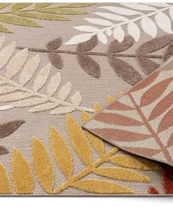 Dorado Mariah Modern Beige Floral High Traffic Stain Resistant Indoor Outdoor Area Rug 10 Dorado Mariah Modern Beige Floral High Traffic Stain Resistant Indoor Outdoor Area Rug