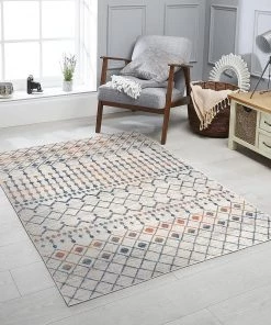 Adiva Rugs Area Rug For Living Room, Bedroom, Bathroom, Kitchen, Persian Vintage Home Decor, Floor Decoration Carpet Mat, Medium Pile For Entryway Furniture