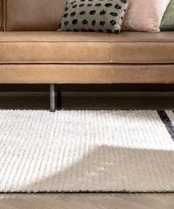 Unique Loom Arielle Ivory Tribal Stripes & Field Pattern Area Rug All Area Rugs And Runners