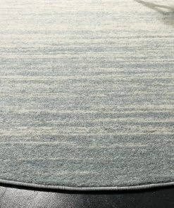 FAS Ombre Slate Cream Soft Area Rug