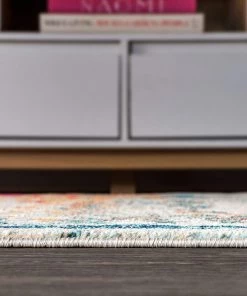 Jonathan All Area Rugs And Runners Contemporary Modern Abstract Brushstroke Cream/Blue Rug 19 Jonathan All Area Rugs And Runners Contemporary Modern Abstract Brushstroke Cream/Blue Rug