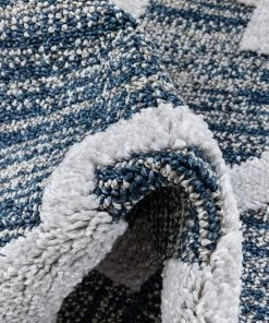 Well Woven Vera Navy Blue Grey | Moroccan Lattice High-Lo Textured | Area Rug 9 Well Woven Vera Navy Blue Grey | Moroccan Lattice High-Lo Textured | Area Rug