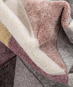 Well Woven Plano Soft Pastel Multi Color Triangle Boxes & Squares Geometric Area Rug All Area Rugs And Runners