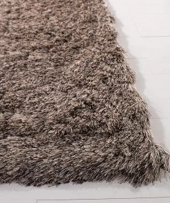 FAS Premium Handmade Silken Sable Brown Plush Shag Area Rug All Area Rugs And Runners