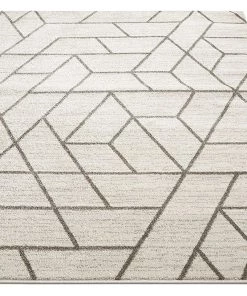 WW All Area Rugs And Runners Modern Geometric Angles Tiles Ivory Area Rugs