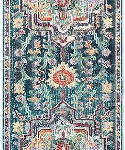Modern Rugs And Decor Boho Chic Oriental Medallion Distressed Area Rug, Teal / Rose All Area Rugs And Runners 15 Modern Rugs And Decor Boho Chic Oriental Medallion Distressed Area Rug, Teal / Rose All Area Rugs And Runners