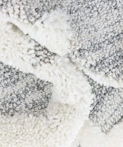 Well Woven Vera Cream | Moroccan Lattice High-Lo Textured | Area Rug All Area Rugs And Runners