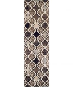 SUP All Area Rugs And Runners Modern Trellis Ivory Beige Brown Soft Area Rug