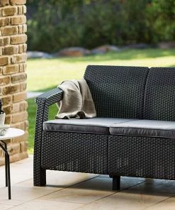 Modern Rugs And Decor All Weather Indoor Outdoor Patio Love Seat Couch With Cushions - Perfect For Balcony, Deck, And Poolside Seating 13 Modern Rugs And Decor All Weather Indoor Outdoor Patio Love Seat Couch With Cushions - Perfect For Balcony, Deck, And Poolside Seating