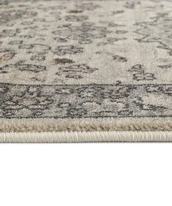 WRG Traditional Gray Medallion Area Rug