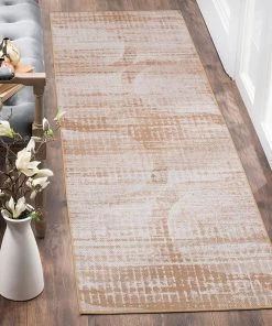 Adiva Rugs Machine Washable Area Rugs, Persian Vintage Medallion Boho Rug For Living Room Rugs - Stain Resistant & Non-Slip All Area Rugs And Runners