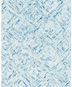 Safavieh All Area Rugs And Runners Ikat Collection Handmade Premium Wool Soft Area Rug Blue