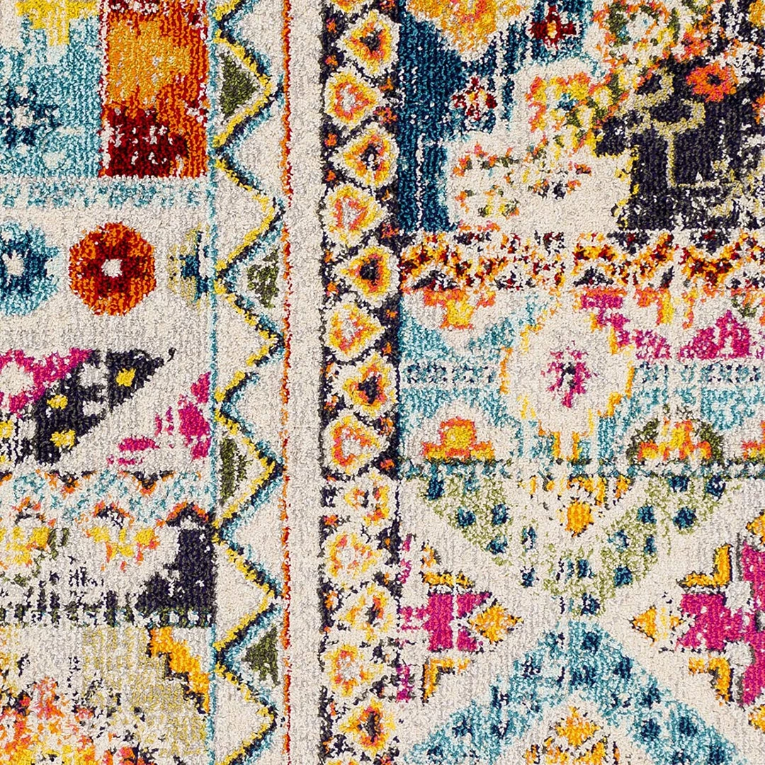 Artistic Modern Soft Area Rug Ivory Multi 7 Artistic Modern Soft Area Rug Ivory Multi